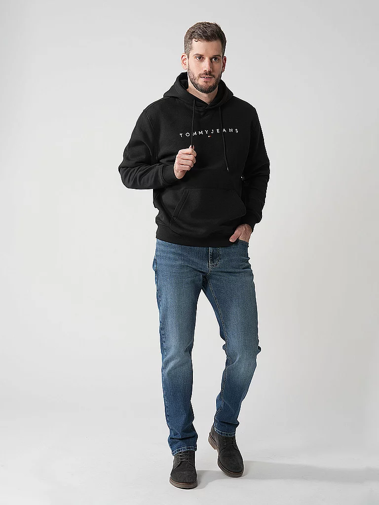 Tommy Jeans pour homme. DM0DM20746 Sweat-shirt Reg Linear Logo noir (M), Casuel, Le coton biologique, Durable 6